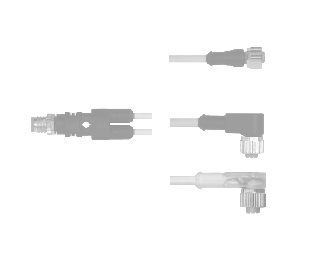 Круглый штекерный соединитель М12 | Y-образный M12 разветвитель | Вилка Розетка | Murrelektronik